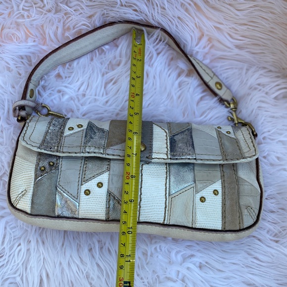 Fossil handbag shoulder bag multi color leather - Picture 5 of 7